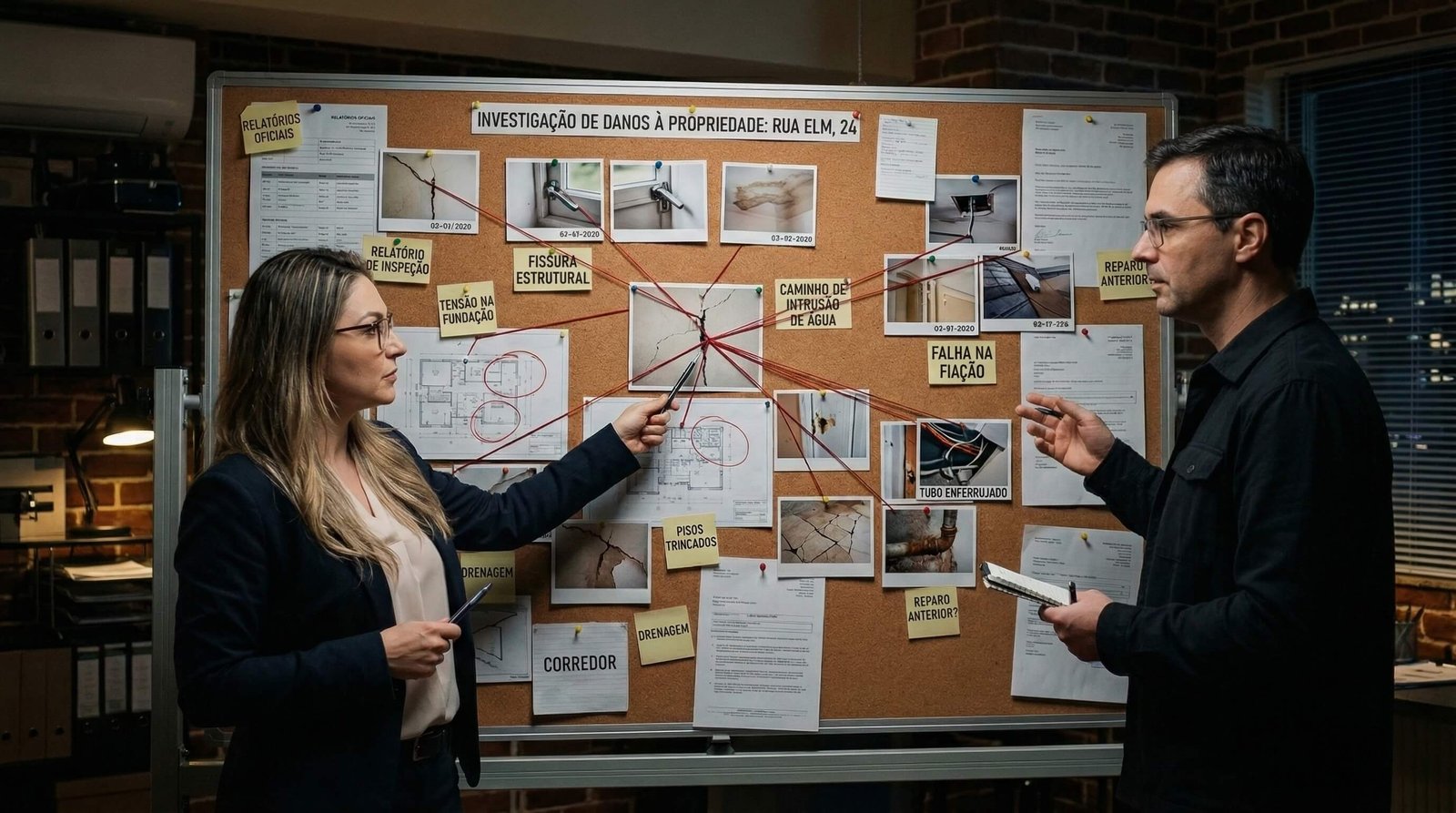 Quadro de investigação de vistoria: um olhar de detetive para proteger os direitos do inquilino