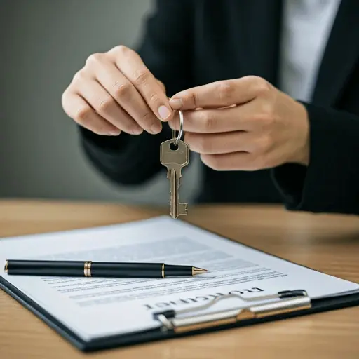 Profissional realizando Vistoria de Entrada em imóvel residencial