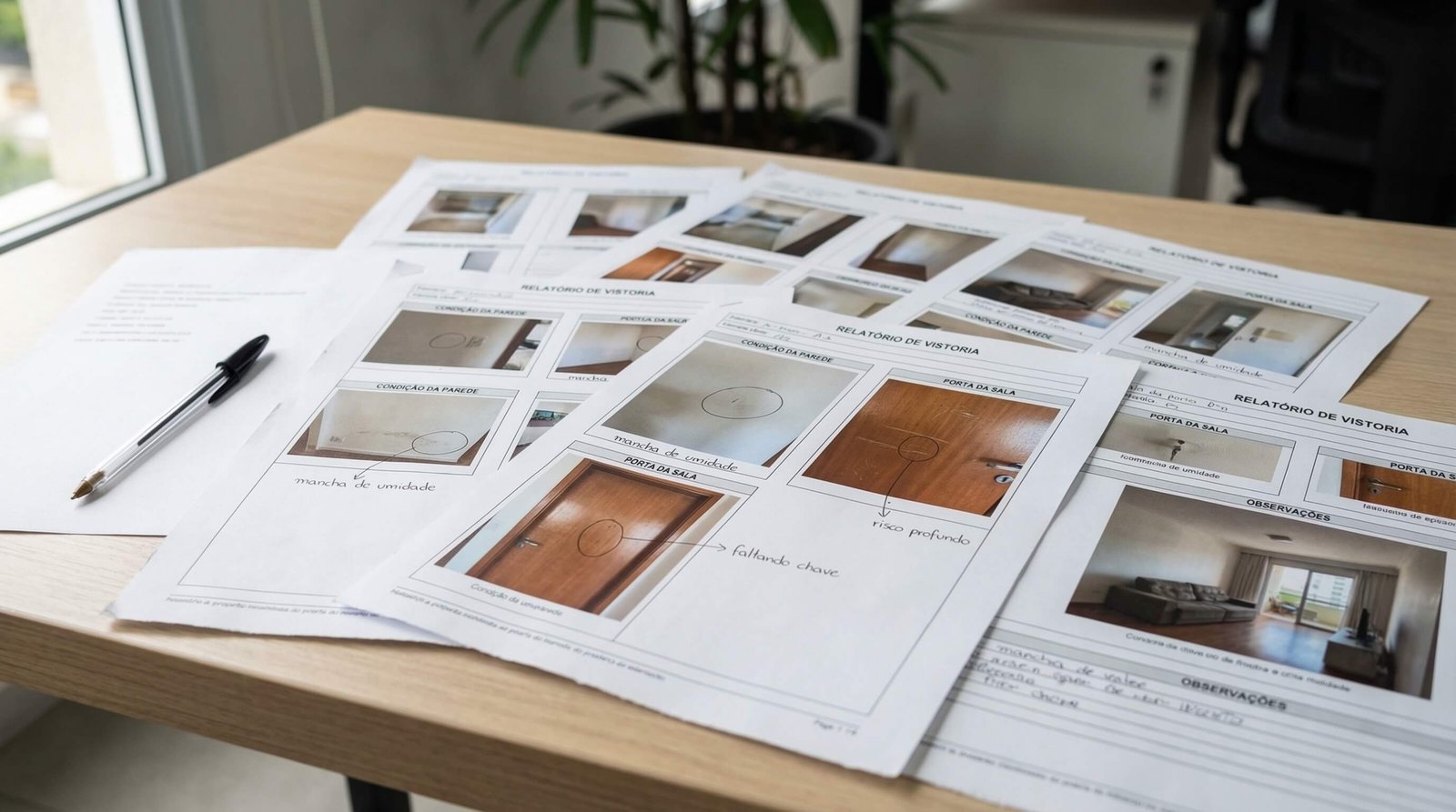 Relatório de vistoria imobiliária com validade jurídica e probatória
